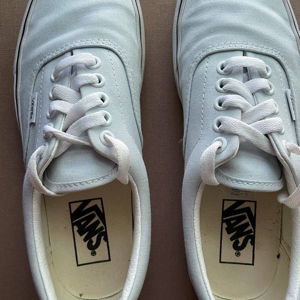 Vans  light blue. Gently worn